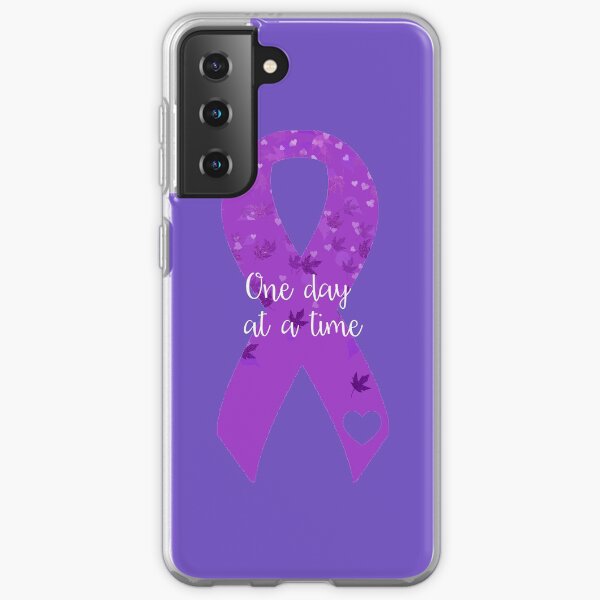 One Day At A Time - Purple Samsung Galaxy Soft Case