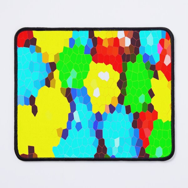Item preview, Pattern Background Structure Blue Red Yellow Green mosaic designed and sold by Artistpirate 10.
