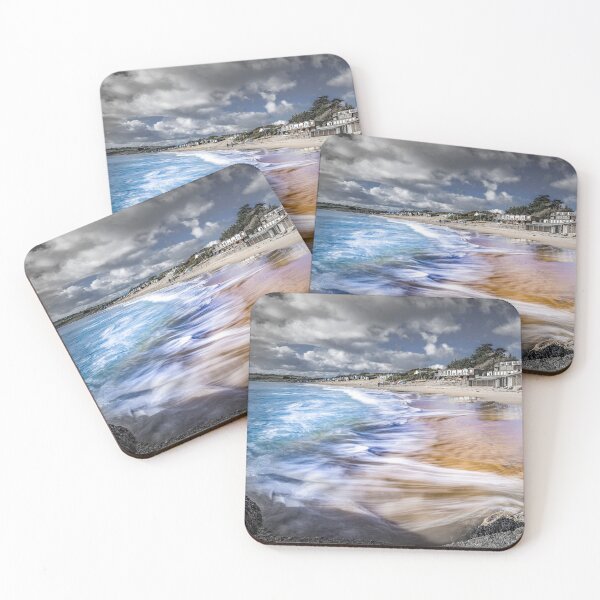 Item preview, Abersoch beach black and white with colour MBSLCbw designed and sold by Turtle  Photography.