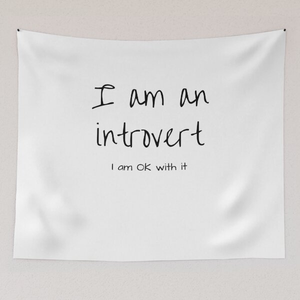 Item preview, I am Introvert - Antisocial humour  designed and sold by Witfulwisdom.