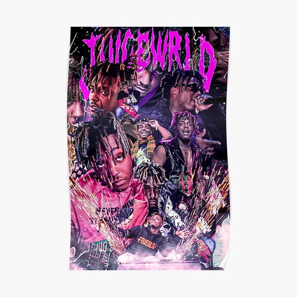 JUICE WRLD poster art  Poster for Sale by christabear