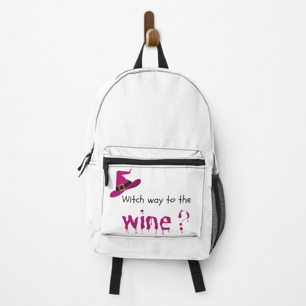 Item preview, Witch way to the wine? Halloween. designed and sold by sugarrosekitch.