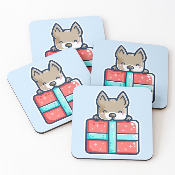 Item preview, Paws-itively Cute Dog And Present designed and sold by Flaming Imp.