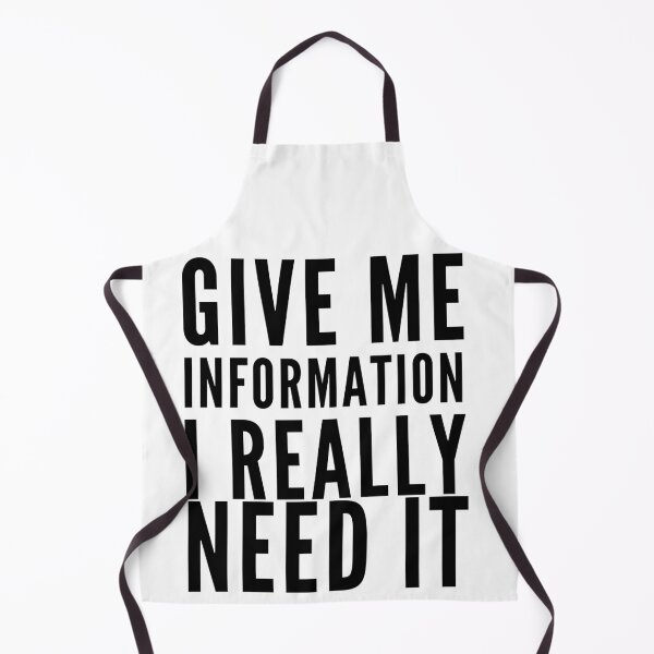 Item preview, Give Me Informaton designed and sold by Club7Studios.