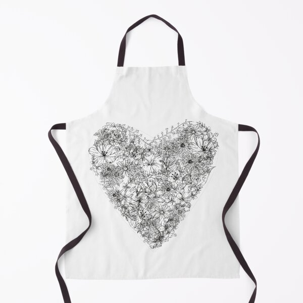 Item preview, Anatomical Heart and Flowers designed and sold by Finolca.