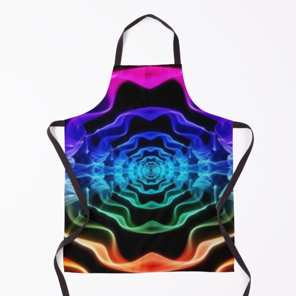 Item preview, Colourful Circular Glow black Background Pattern designed and sold by Poetic4Passion.