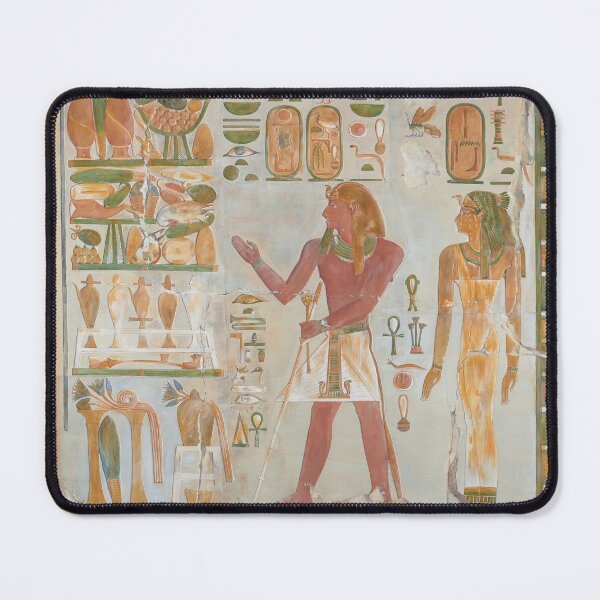 Thutmose I and Queen Senseneb by Howard Carter Mouse Pad