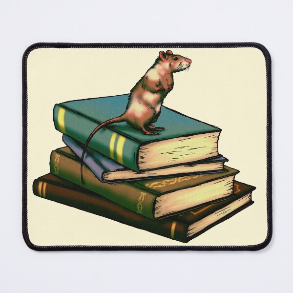 Item preview, widely read rat designed and sold by MMMSdesigns.