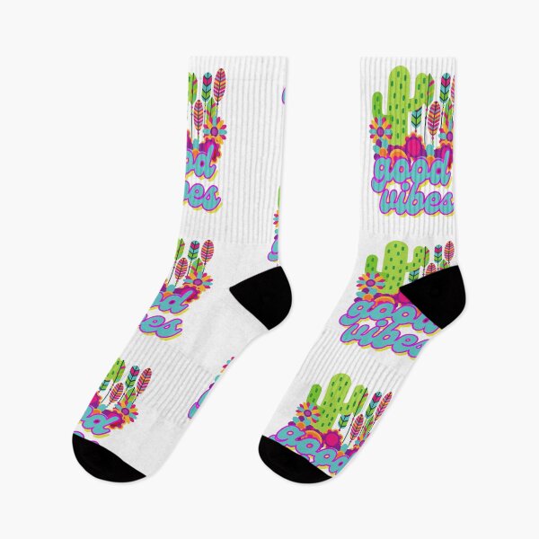 Item preview, cactus sticker, good vibes designed and sold by bohemedesign.