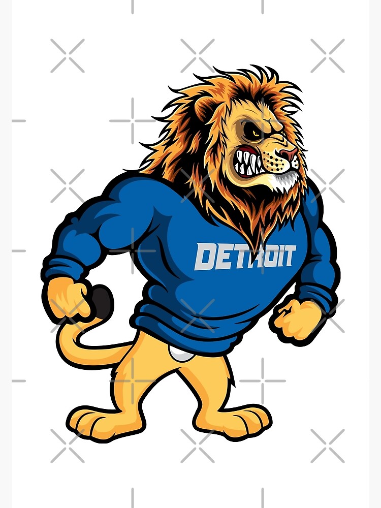 Detroit Lions Football Team Sticker for Sale by Dmitri Morari