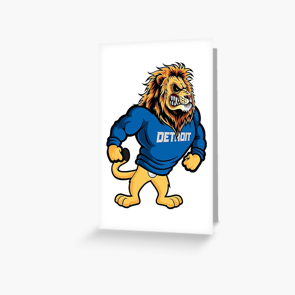 Detroit Lions Football Team' Greeting Card for Sale by Dmitri Morari