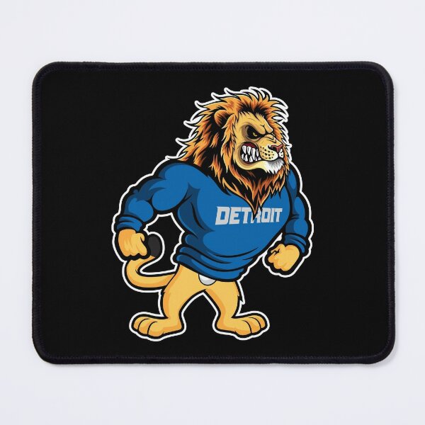 Detroit Lions Helmet Mouse Pad