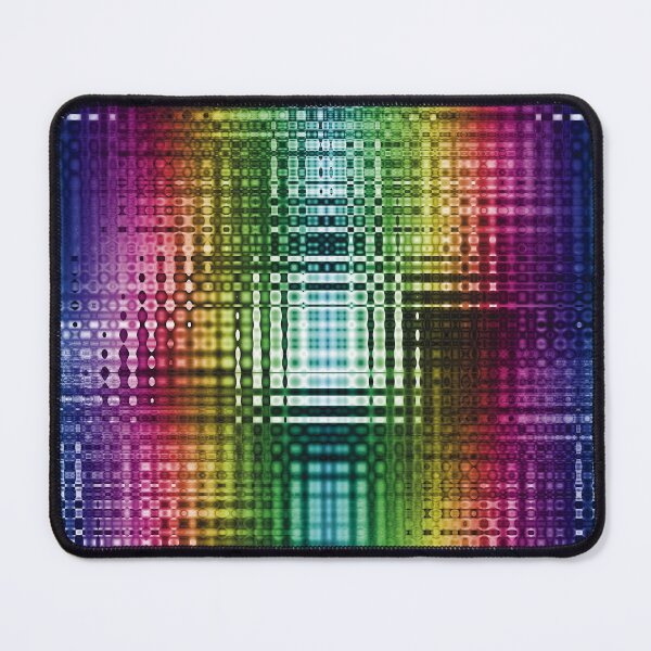 Item preview, Joyful Rainbow Squares Abstract designed and sold by BoundedChaos.