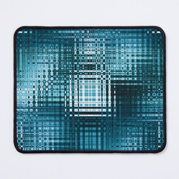 Item preview, Watery Aqua Blues Behind Glass Tiles designed and sold by BoundedChaos.