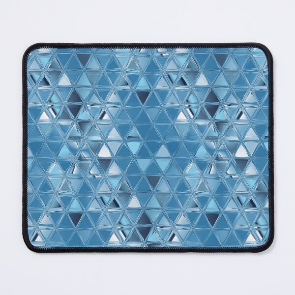 Item preview, Endless Blue Triangle Mosaic designed and sold by BoundedChaos.