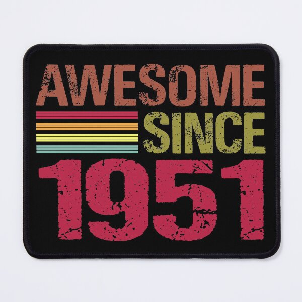 Item preview, Awesome Since 1951 Retro Vintage 70th Birthday Gift designed and sold by designbychow.