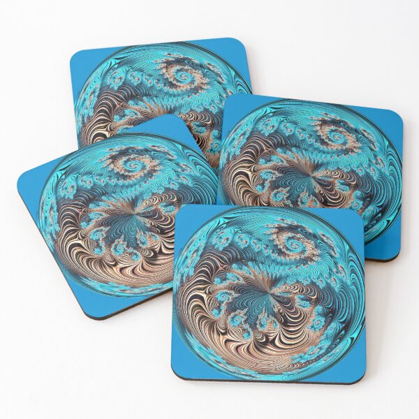 Item preview, Infinite Teal Swirl Orb designed and sold by Elisabeth Lucas.