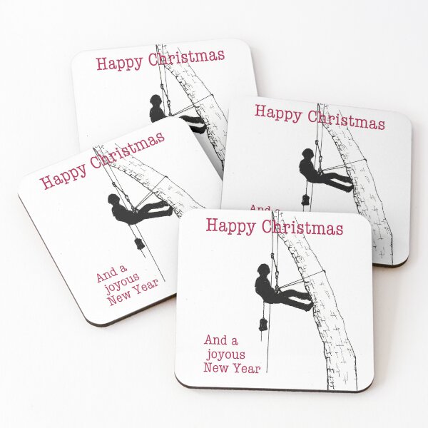 Item preview, Arborist Chainsaw Tree Surgeon Happy Christmas designed and sold by Gordon Lavender.