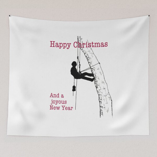 Item preview, Arborist Chainsaw Tree Surgeon Happy Christmas designed and sold by Gordon Lavender.