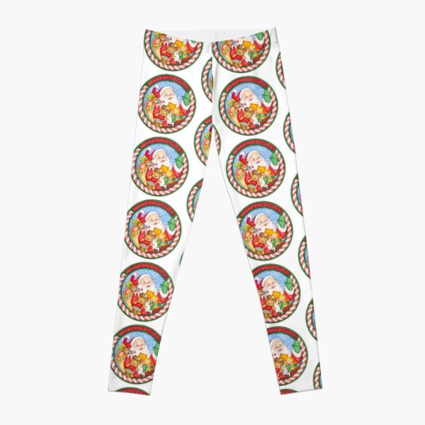 Merry Christmas Santa and Toys Leggings