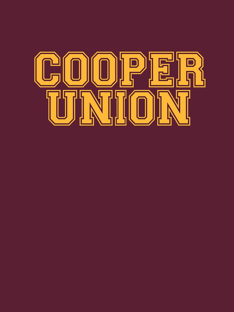 "Cooper union" Tshirt for Sale by sorasicha Redbubble cooper union