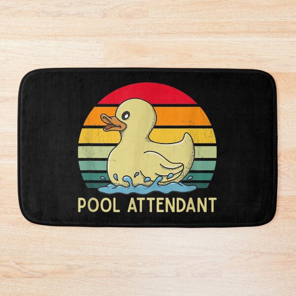 Item preview, Pool Attendant Retro Lifeguard Swimming Rubber Duck designed and sold by cysandy.