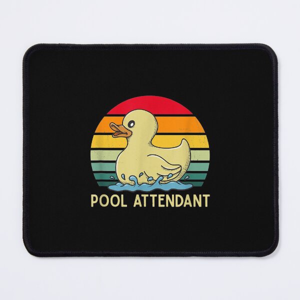 Item preview, Pool Attendant Retro Lifeguard Swimming Rubber Duck designed and sold by cysandy.