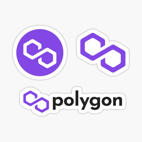 Crypto-monnaie Polygon - Polygon MATIC Sticker