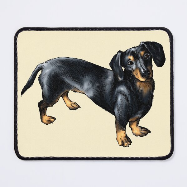 Item preview, dachshund animal portrait designed and sold by MMMSdesigns.