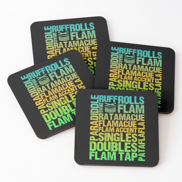Item preview, Drumming Rudiments Word Cloud designed and sold by Scottees.