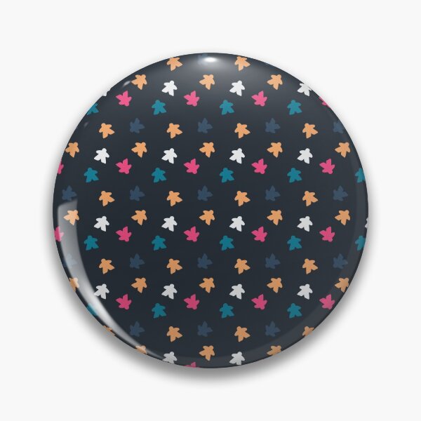 Item preview, Dark Meeple Pattern designed and sold by Gameosity.
