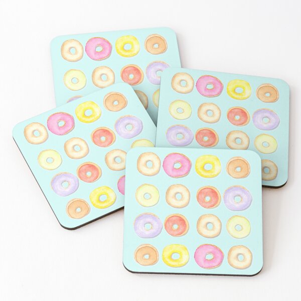 Item preview, donut donuts doughnut doughnuts (blue background) designed and sold by ibijin.