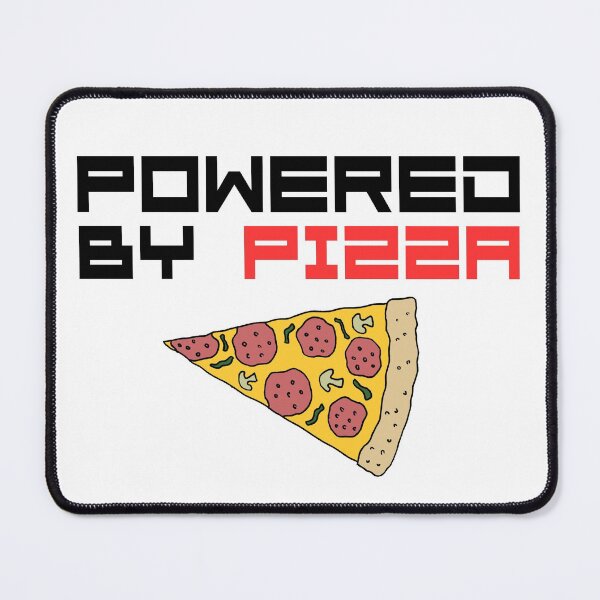 Item preview, Powered By Pizza Cartoon designed and sold by jaycartoonist.
