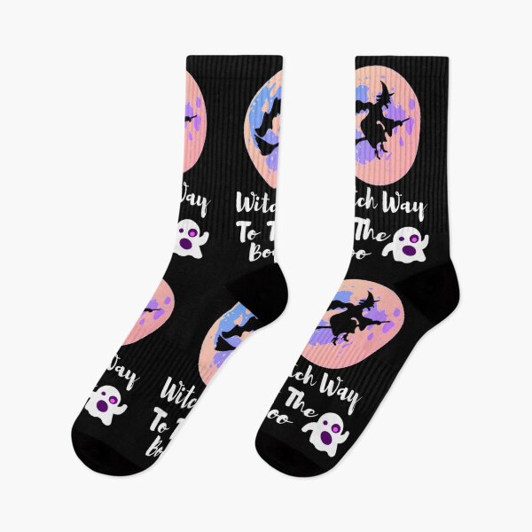 Item preview, Witch Way To The Boos - Funny Halloween, Funny Quotes, Quotation designed and sold by Santanu1990.