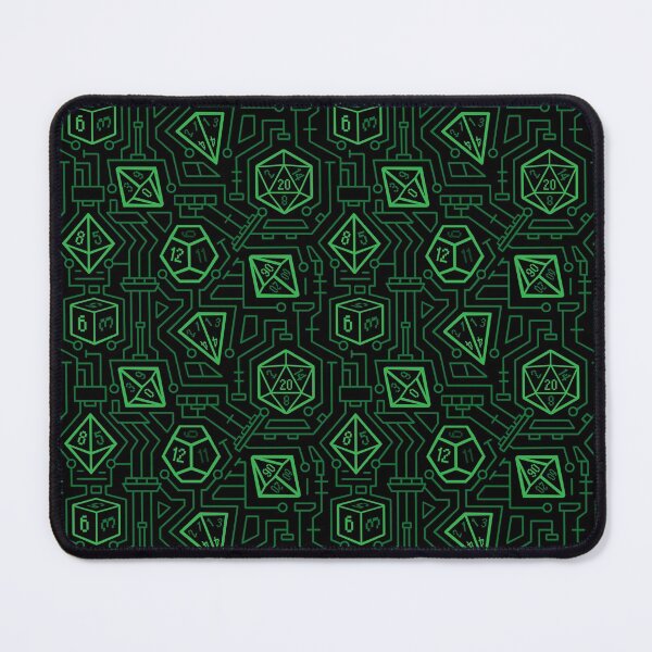 Aperçu de l'œuvre Motif Tech D20 [Vert] créée et vendue par MaratusFunk.