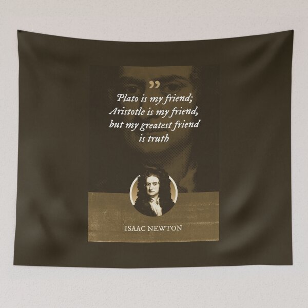 Item preview, Isaac Newton - Plato is my friend; Aristotle is my friend, but my greatest friend is truth designed and sold by Syahrasi.