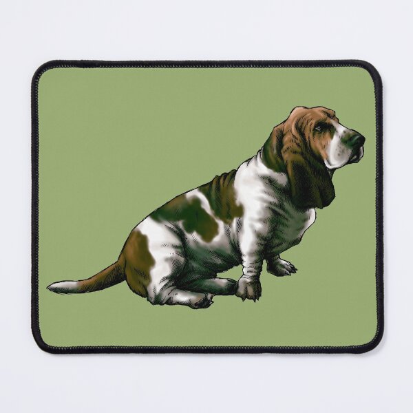Item preview, Basset Hound Dog Portrait designed and sold by MMMSdesigns.