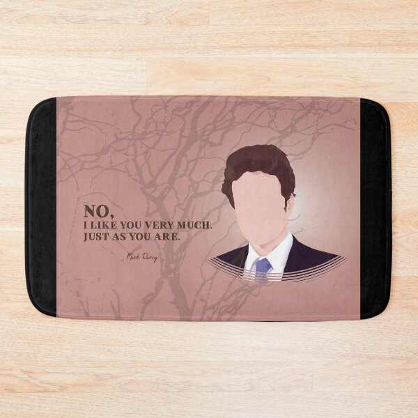 Item preview, No, I Like You Very Much Just As You Are - Minimalist TV & Movie design - Film & TV Art - Romance Quote designed and sold by PopCultArcade.