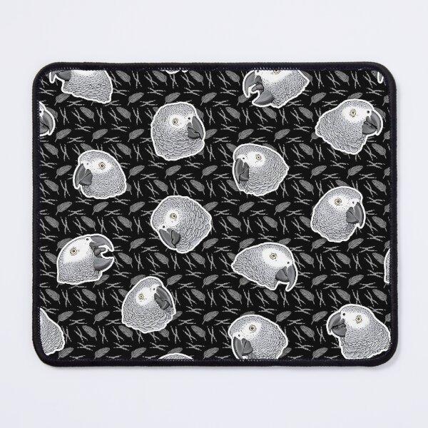 Item preview, African Grey Parrots Pattern (Black) designed and sold by MaratusFunk.