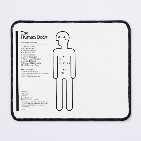 Item preview, Internal Tourism Agency: The Human Body - Points of Interest designed and sold by Venturesome Victrix.
