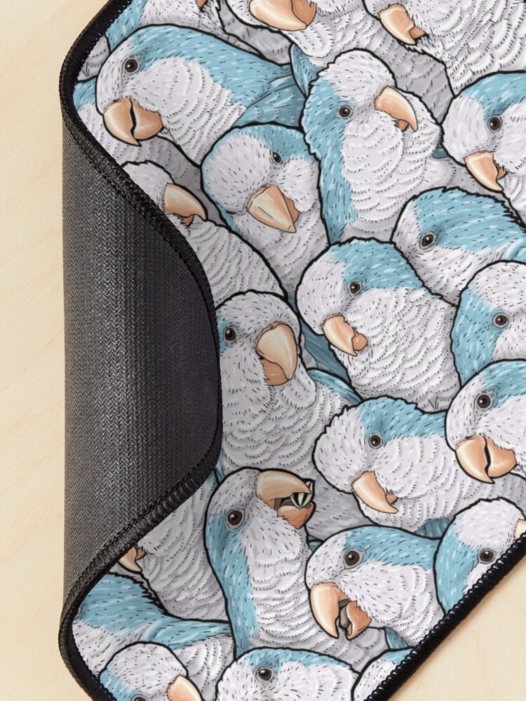 Alternate view of Blue Quaker Parrots Mouse Pad