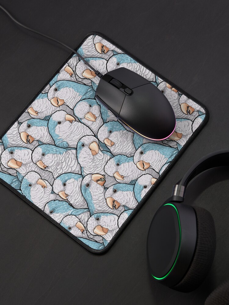 Alternate view of Blue Quaker Parrots Mouse Pad