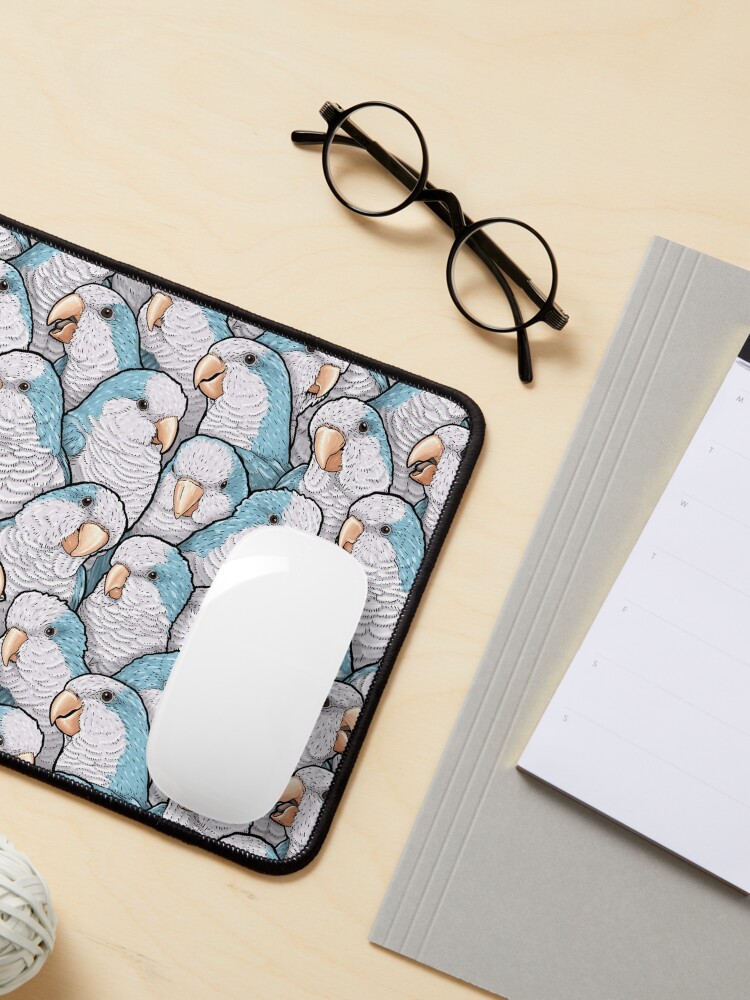 Alternate view of Blue Quaker Parrots Mouse Pad