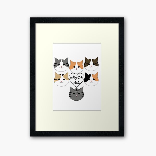 Item preview, Tabby cats rule  designed and sold by KaisPrints.