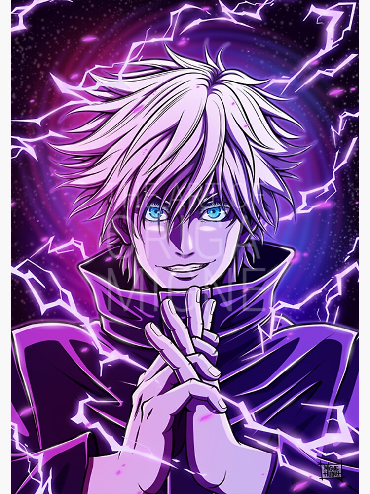 "Gojo Satoru uses Hollow Purple" Sticker for Sale by JutsuDesigns