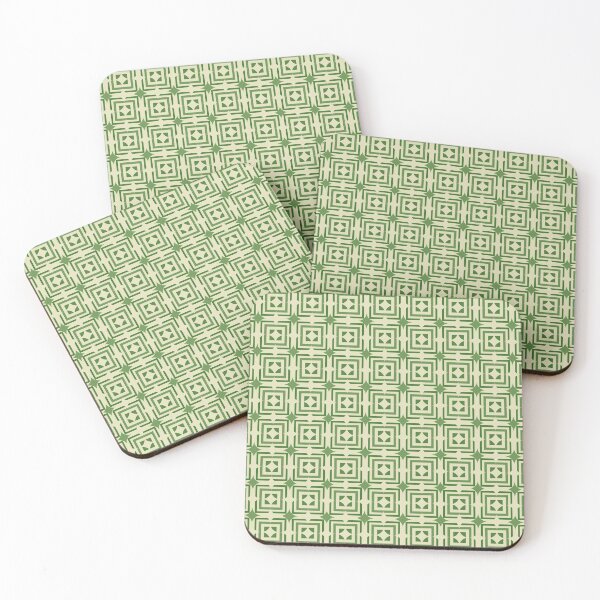 Item preview, Geometric Patterns With Green Shades designed and sold by ClassyPatterns.