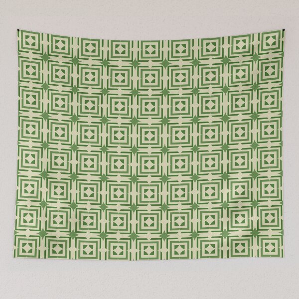 Item preview, Geometric Patterns With Green Shades designed and sold by ClassyPatterns.