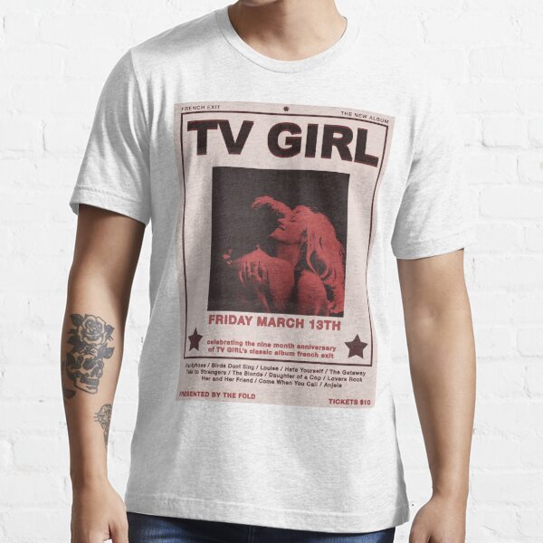 Camisetas Masculinas Tv Girl Com Estampa Frente E Verso Camiseta