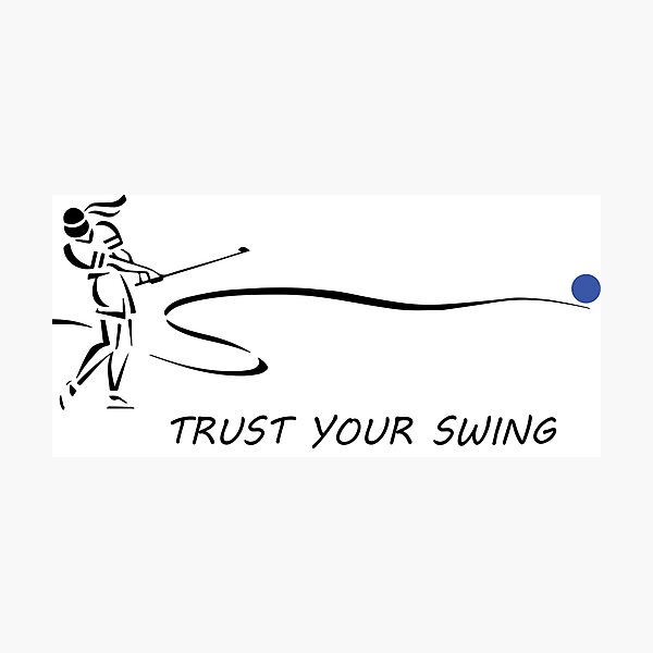 Item preview, Trust Your Swing - Golfers Collection designed and sold by Auguri Refined Collection.