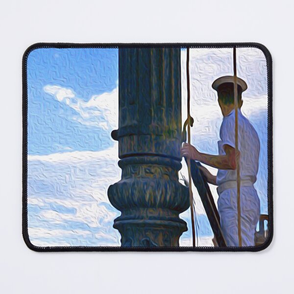 Item preview, Venezia Navy Marine hoist a flag - OnOIL designed and sold by Art-Frankenberg.